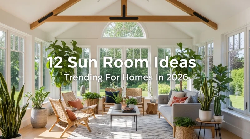 12 Sun Room Ideas Trending For Homes In 2026