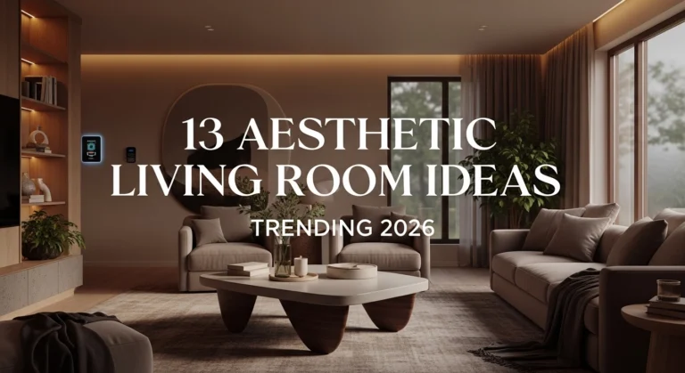 13 Aesthetic Living Room Ideas Trending 2026