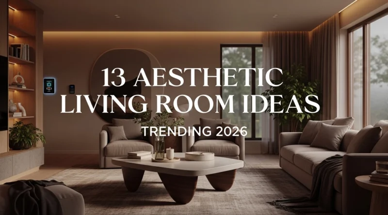 13 Aesthetic Living Room Ideas Trending 2026