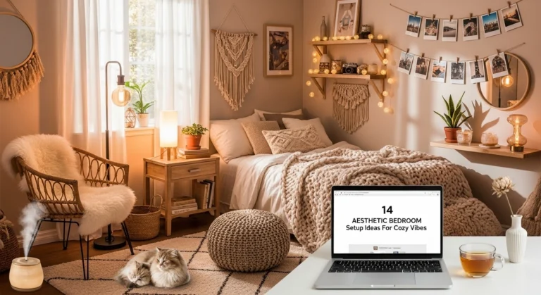 14 Aesthetic Bedroom Setup Ideas For Cozy Vibes