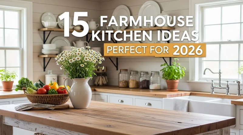 15 Farmhouse Kitchen Ideas Perfect For 2026