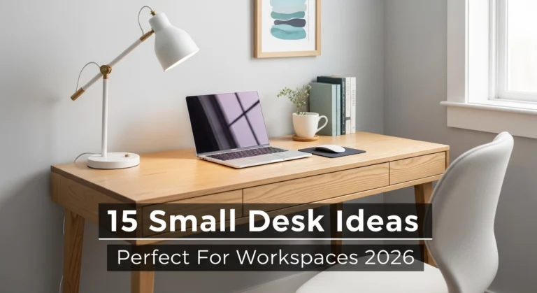 15 Small Desk Ideas Perfect For Workspaces 2026