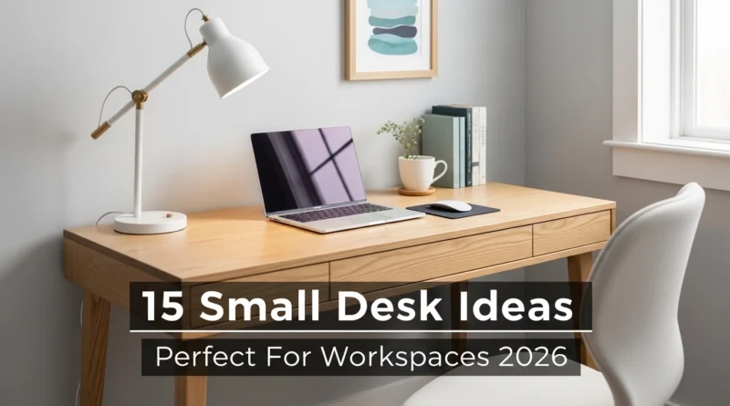 15 Small Desk Ideas Perfect For Workspaces 2026