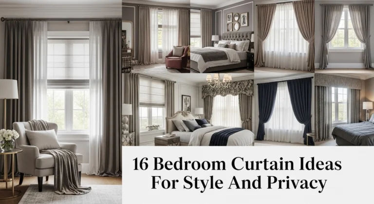 16 Bedroom Curtain Ideas For Style And Privacy