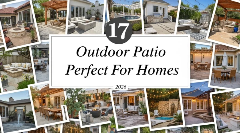 17 Outdoor Patio Ideas Perfect For Homes 2026