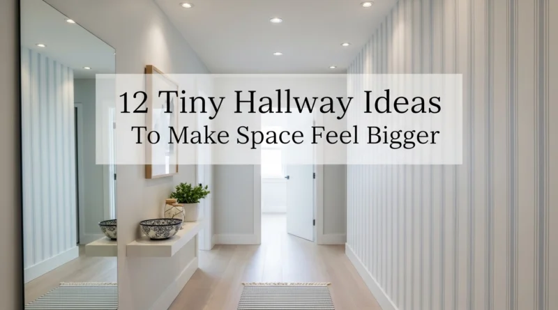 12 Tiny Hallway Ideas To Make Space Feel Bigger