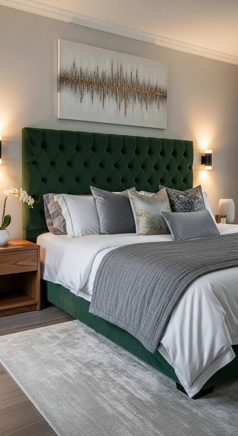 Statement Bed Aesthetic Setup