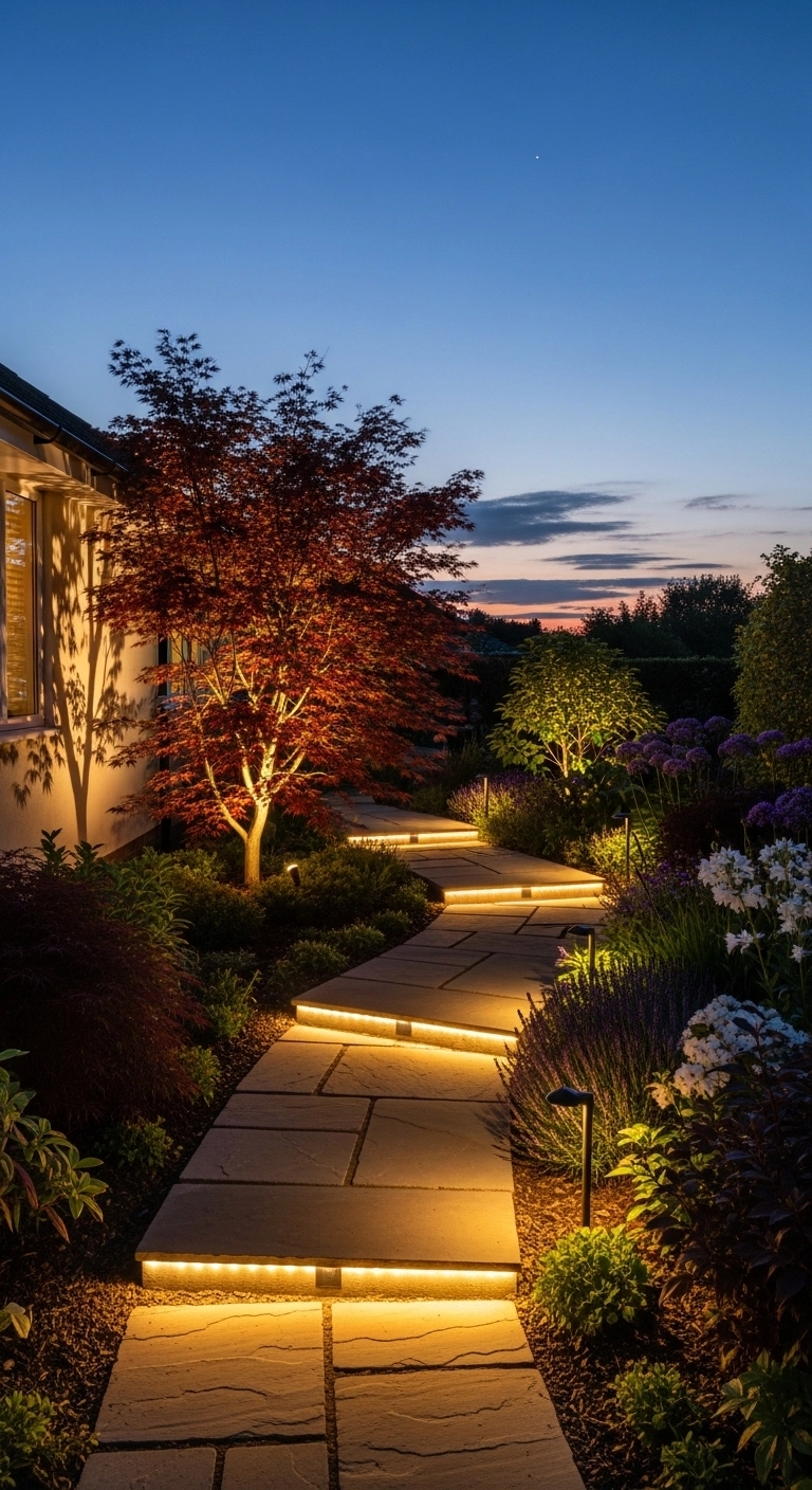 Statement Lighting for Front Garden