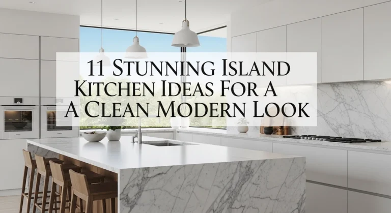 11 Stunning Island Kitchen Ideas For A Clean Modern Look