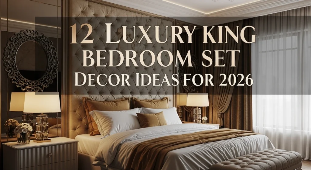12 Luxury King Bedroom Set Decor Ideas For 2026