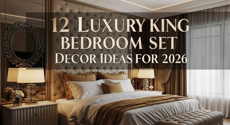 12 Luxury King Bedroom Set Decor Ideas For 2026