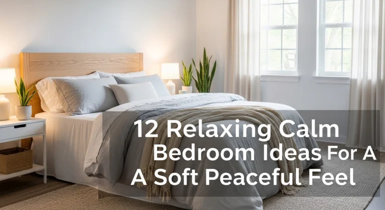 12 Relaxing Calm Bedroom Ideas For A Soft Peaceful Feel