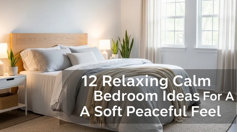 12 Relaxing Calm Bedroom Ideas For A Soft Peaceful Feel