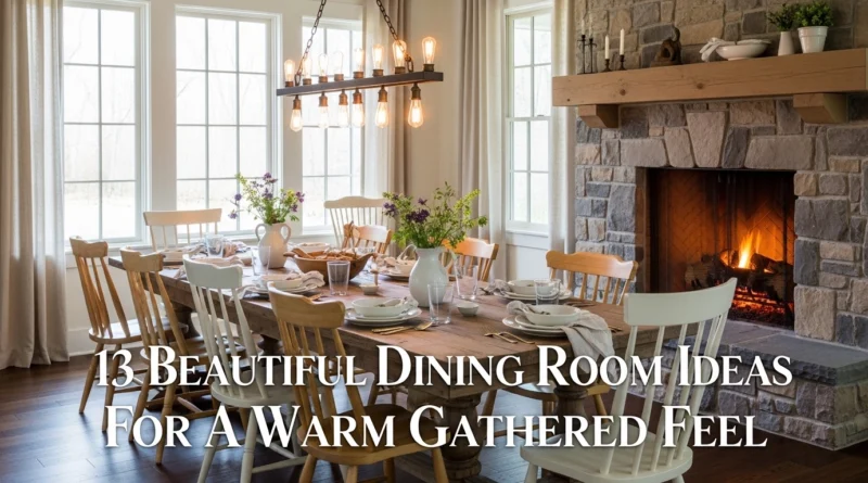 13 Beautiful Dining Room Ideas For A Warm Gathered Feel