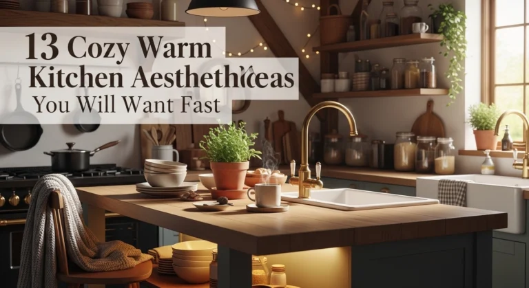 13 Cozy Warm Kitchen Aesthetic Ideas You Will Want Fast