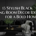 13 Stylish Black Living Room Decor Ideas for a Bold Home