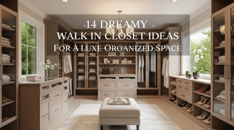 14 Dreamy Walk In Closet Ideas For A Luxe Organized Space