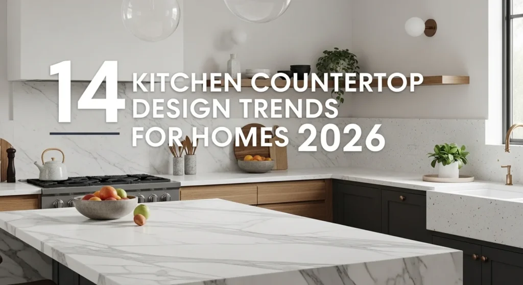 14 Kitchen Countertop Design Trends For Homes 2026