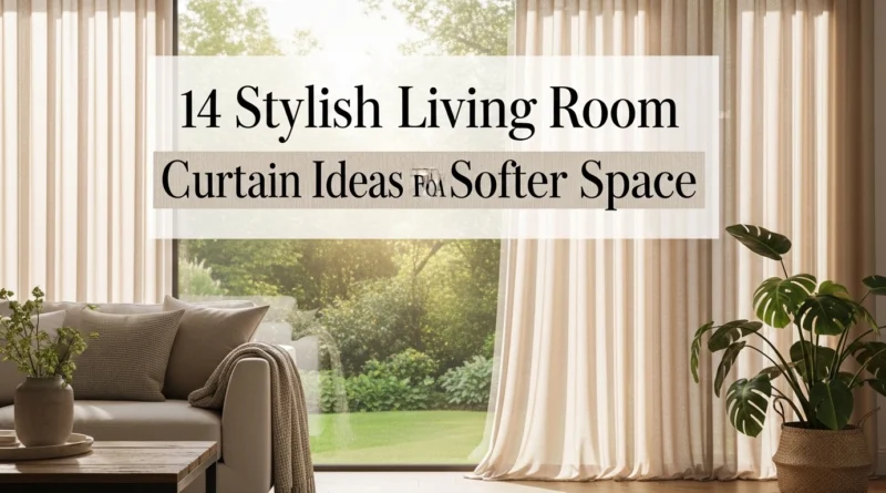 14 Stylish Living Room Curtain Ideas For A Softer Space