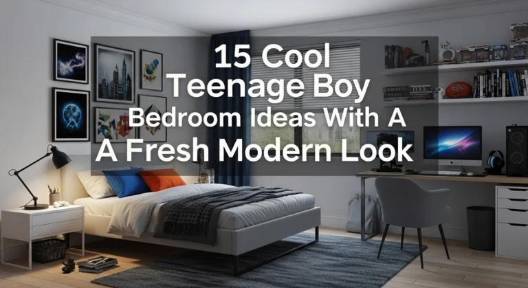 15 Cool Teenage Boy Bedroom Ideas With A Fresh Modern Look