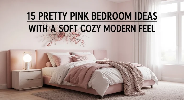 15 Pretty Pink Bedroom Ideas With A Soft Cozy Modern Feel
