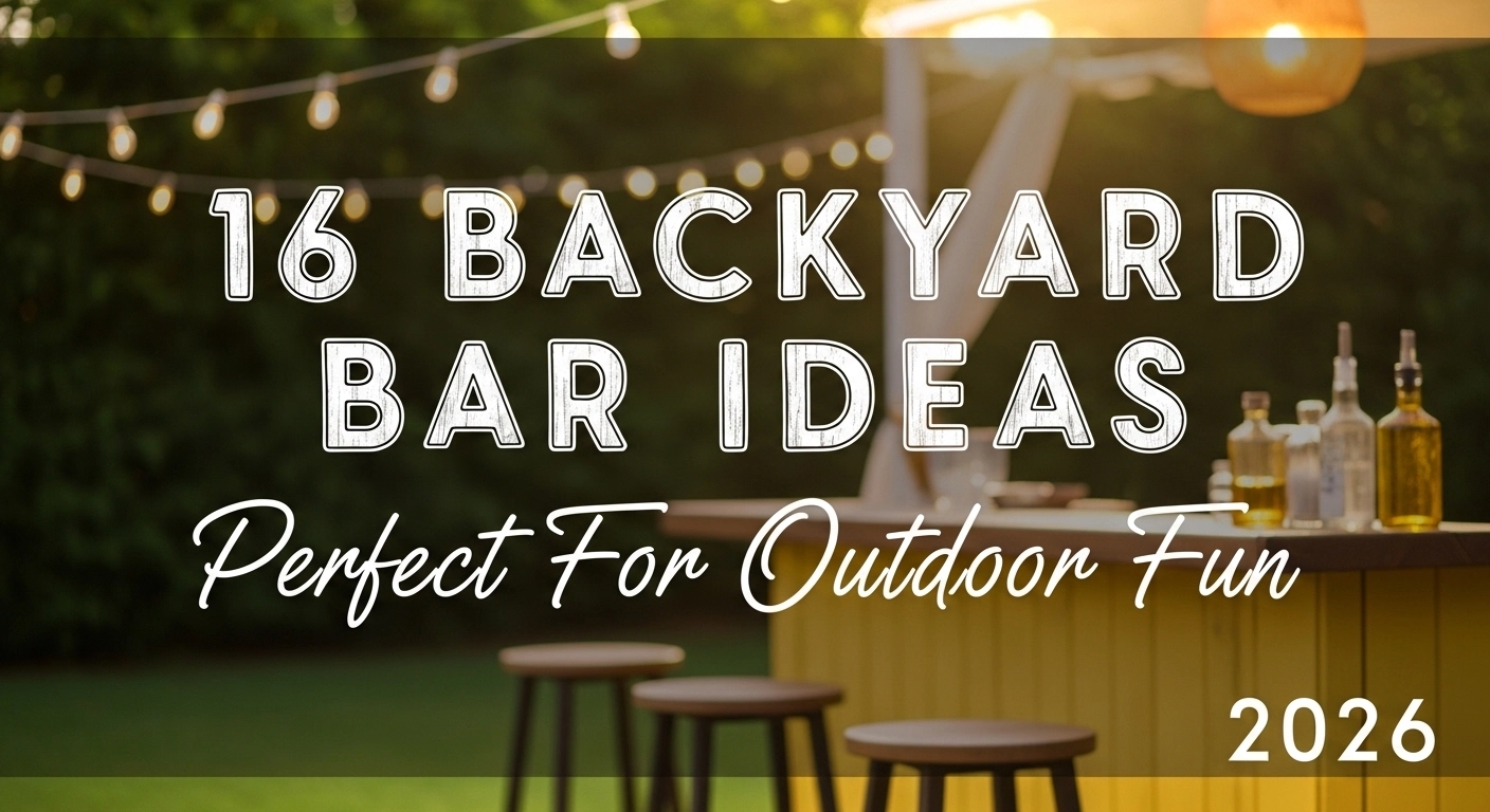 16 Backyard Bar Ideas Perfect For Outdoor Fun 2026