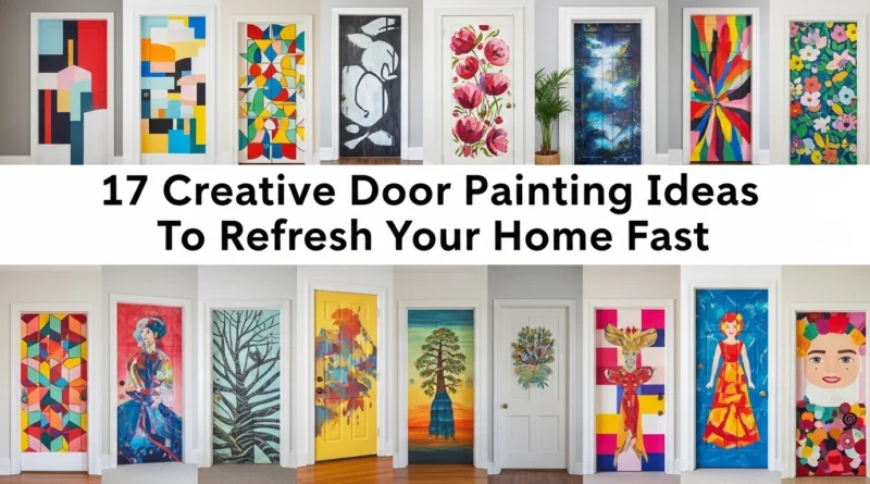 17 Creative Door Painting Ideas To Refresh Your Home Fast
