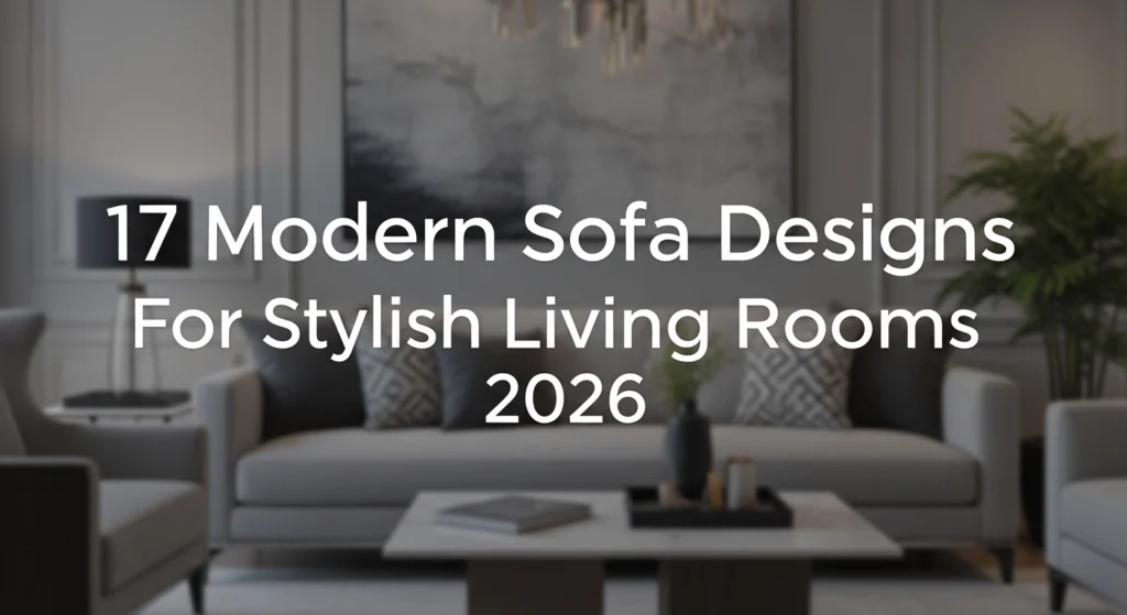 17 Modern Sofa Designs For Stylish Living Rooms 2026