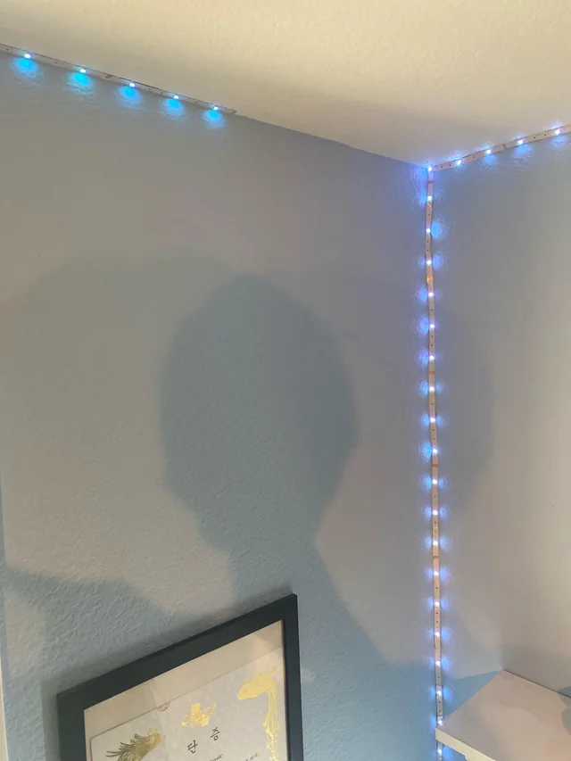 Add stick on lights where the room needs help