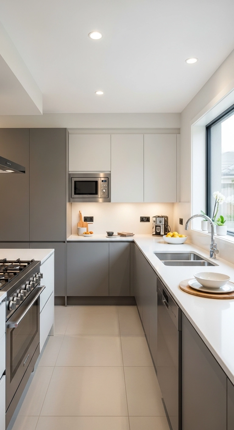 microwave location ideas with microwave away from the sink zone