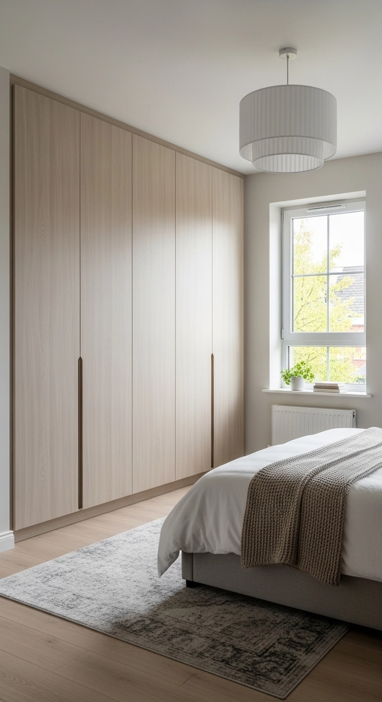 wardrobe decor ideas with well-placed wardrobe layout