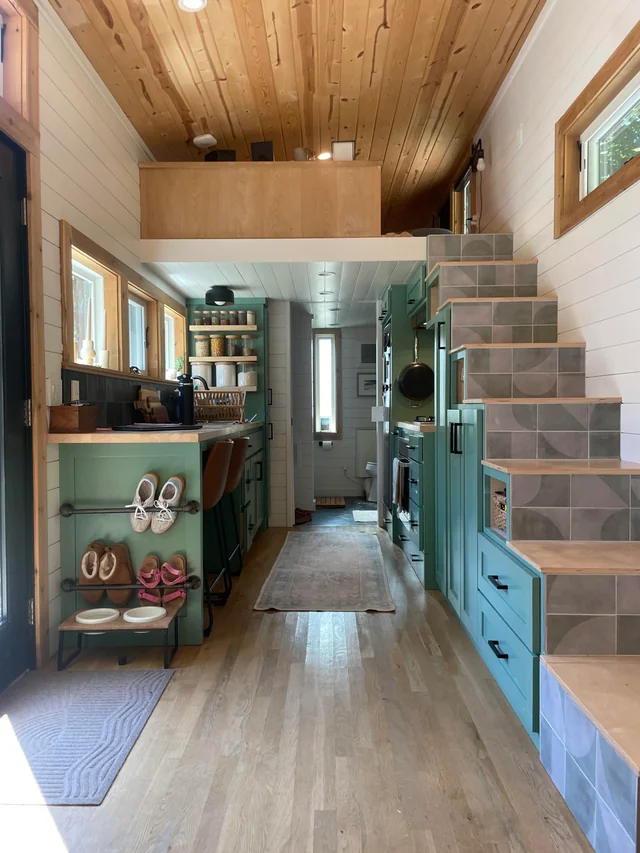 Build storage up the wall instead of across the floor