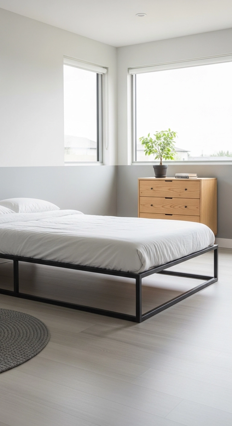 teenage boy bedroom ideas with simple clean line furniture