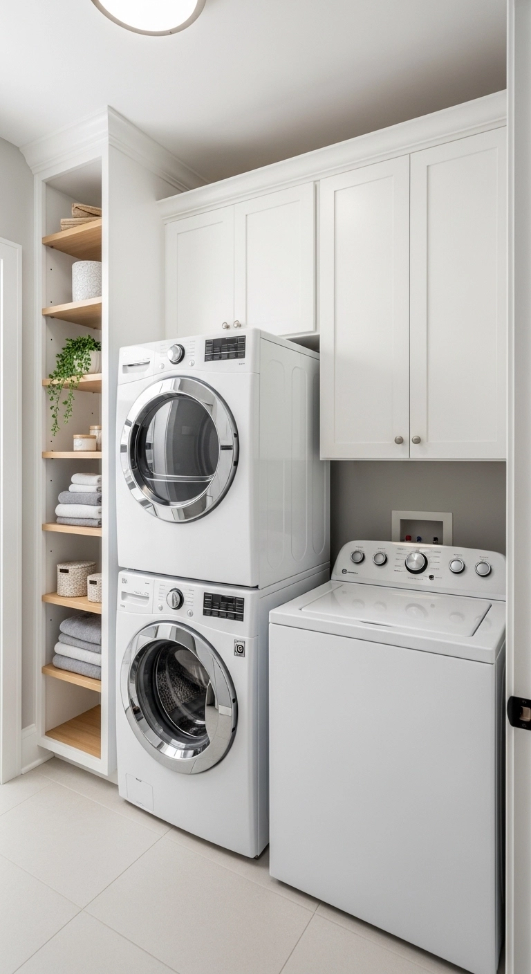 small home renovation ideas for a compact laundry zone