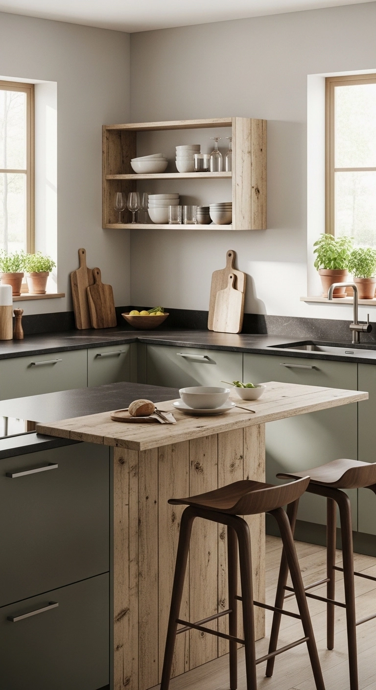 Kitchen ideas with eco-friendly recycled countertops