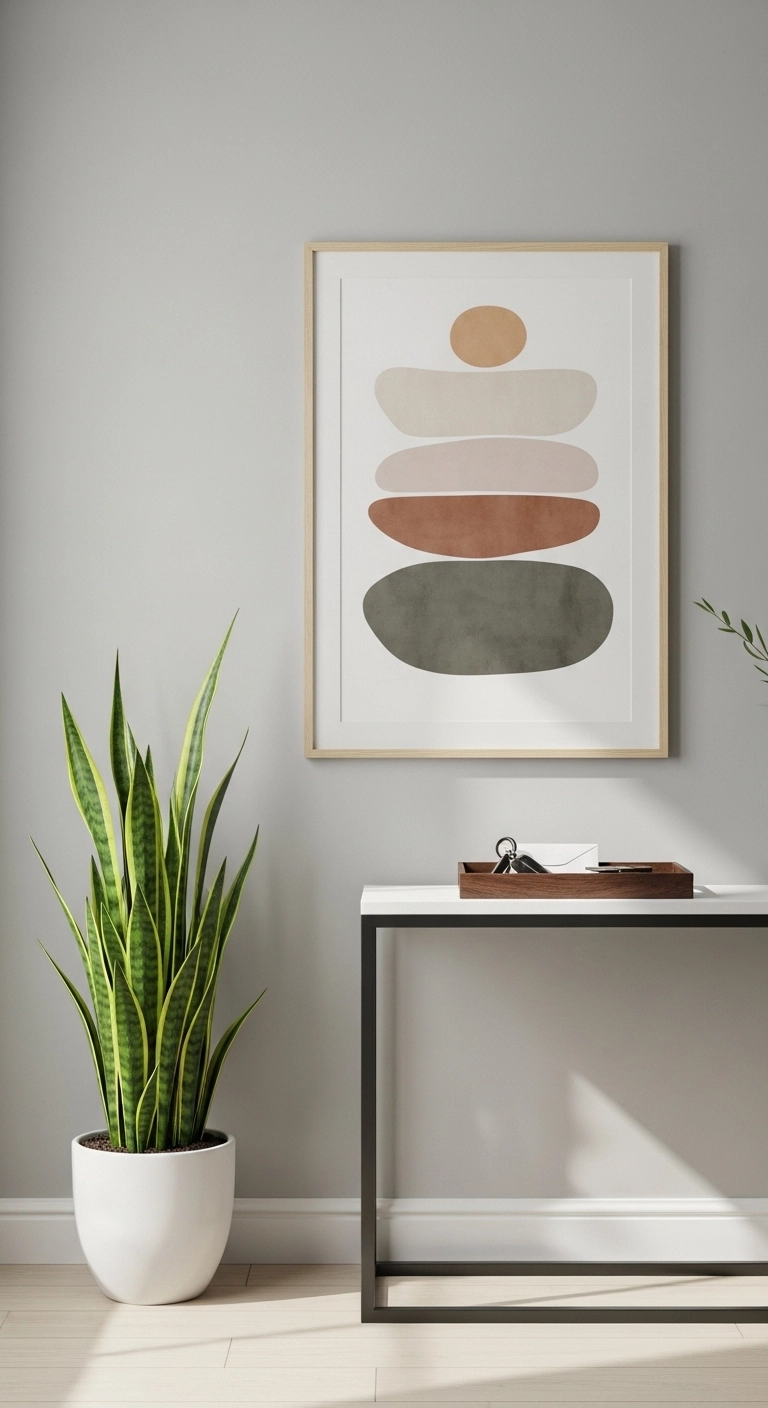 small entryway ideas with simple edited decor