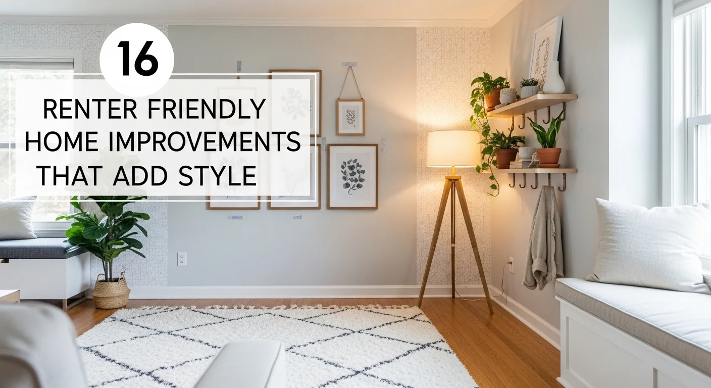 16 Renter Friendly Home Improvements That Add Style