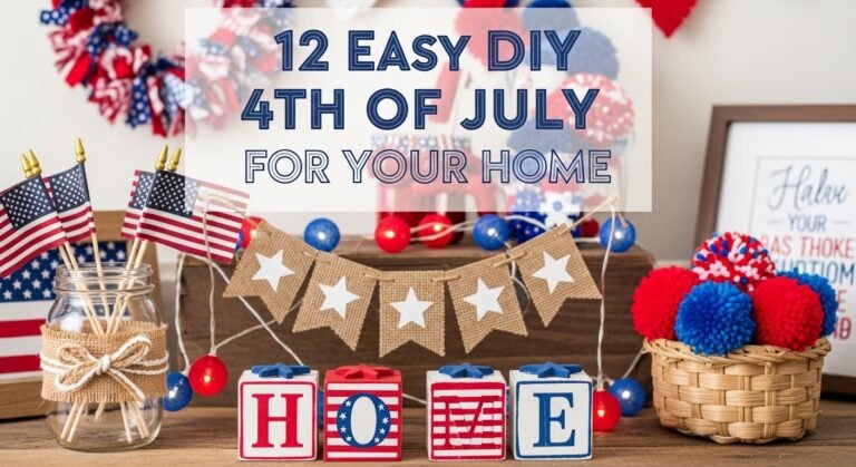 12 Easy DIY 4th of July Decorations for Your Home