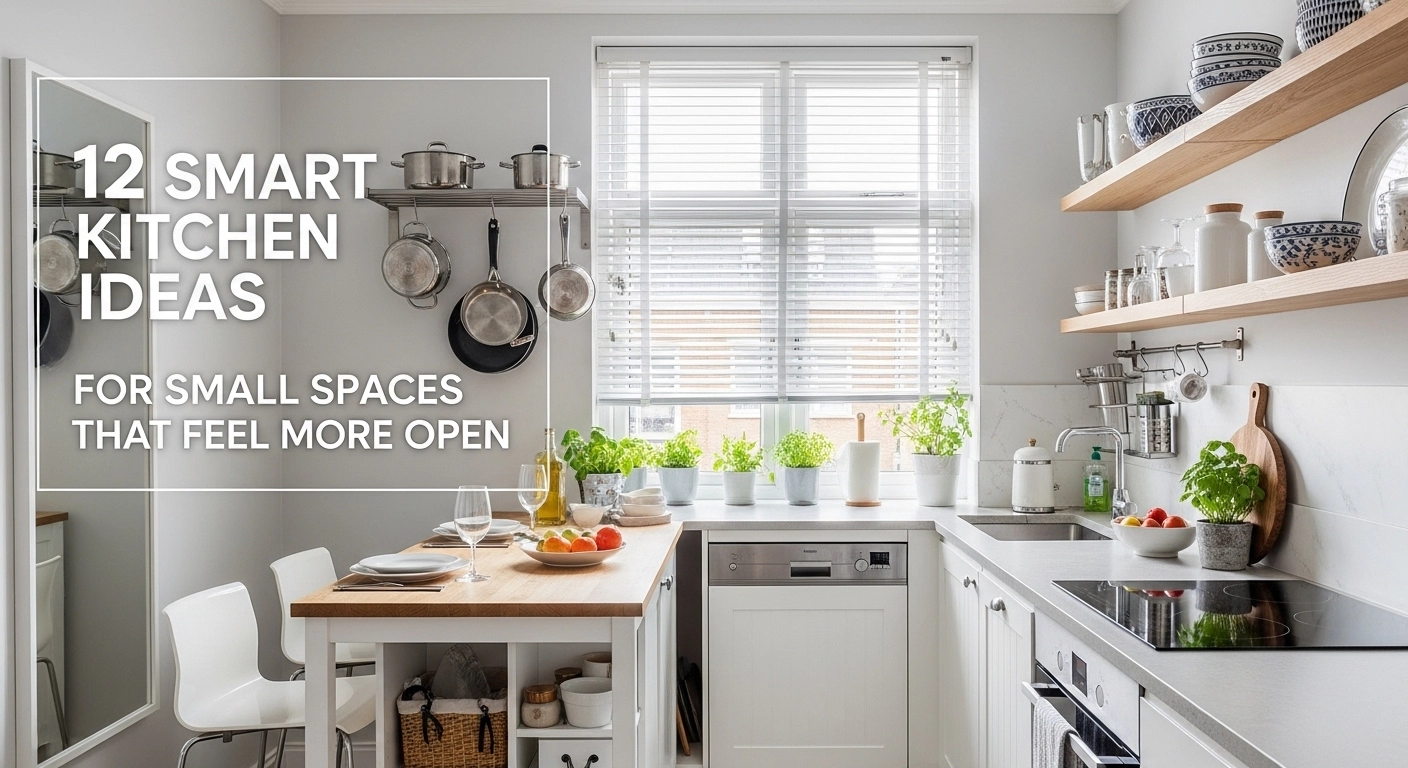 12 Smart Kitchen Ideas For Small Spaces That Feel More Open