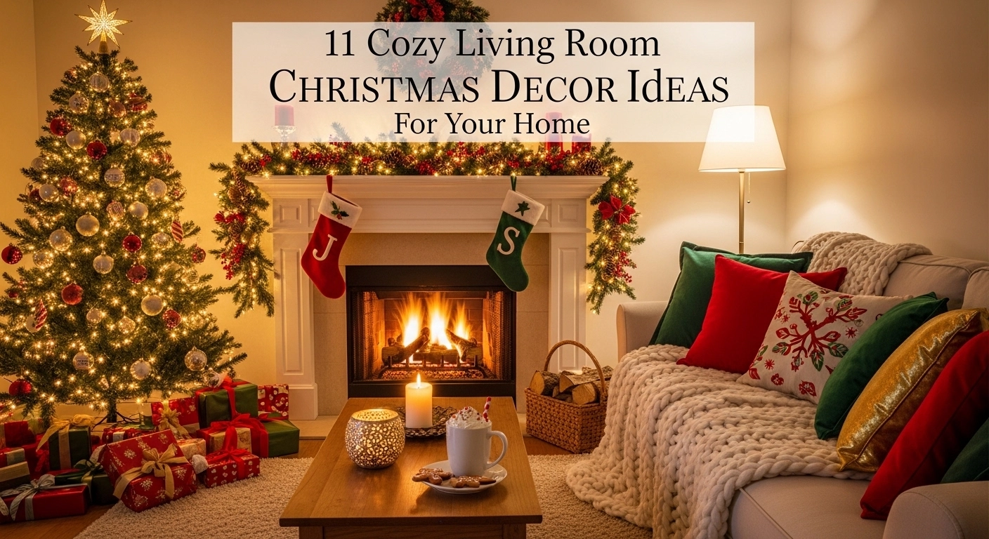 11 Cozy Living Room Christmas Decor Ideas For Your Home
