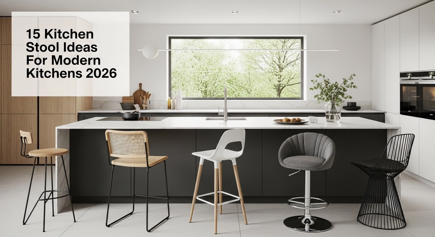 15 Kitchen Stool Ideas For Modern Kitchens 2026