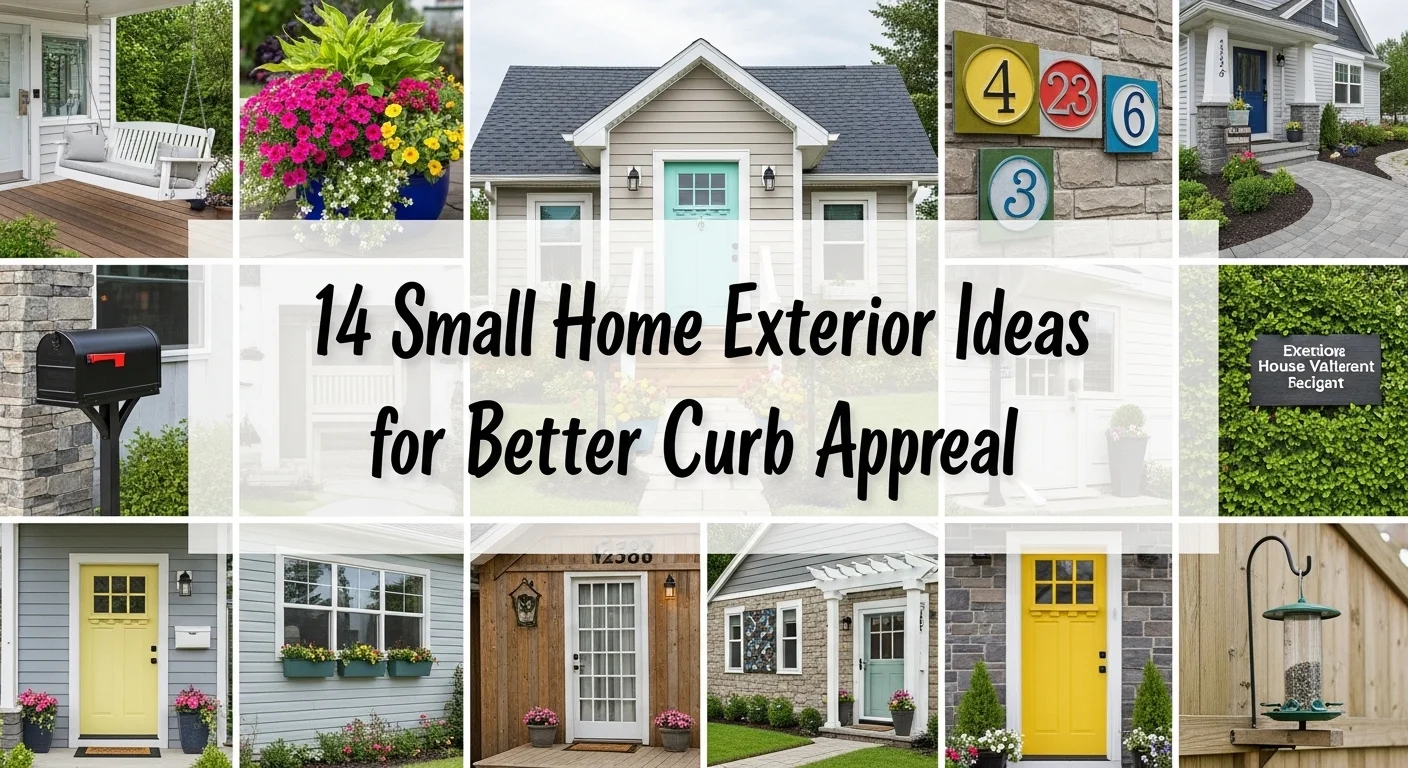 14 Small Home Exterior Ideas for Better Curb Appeal