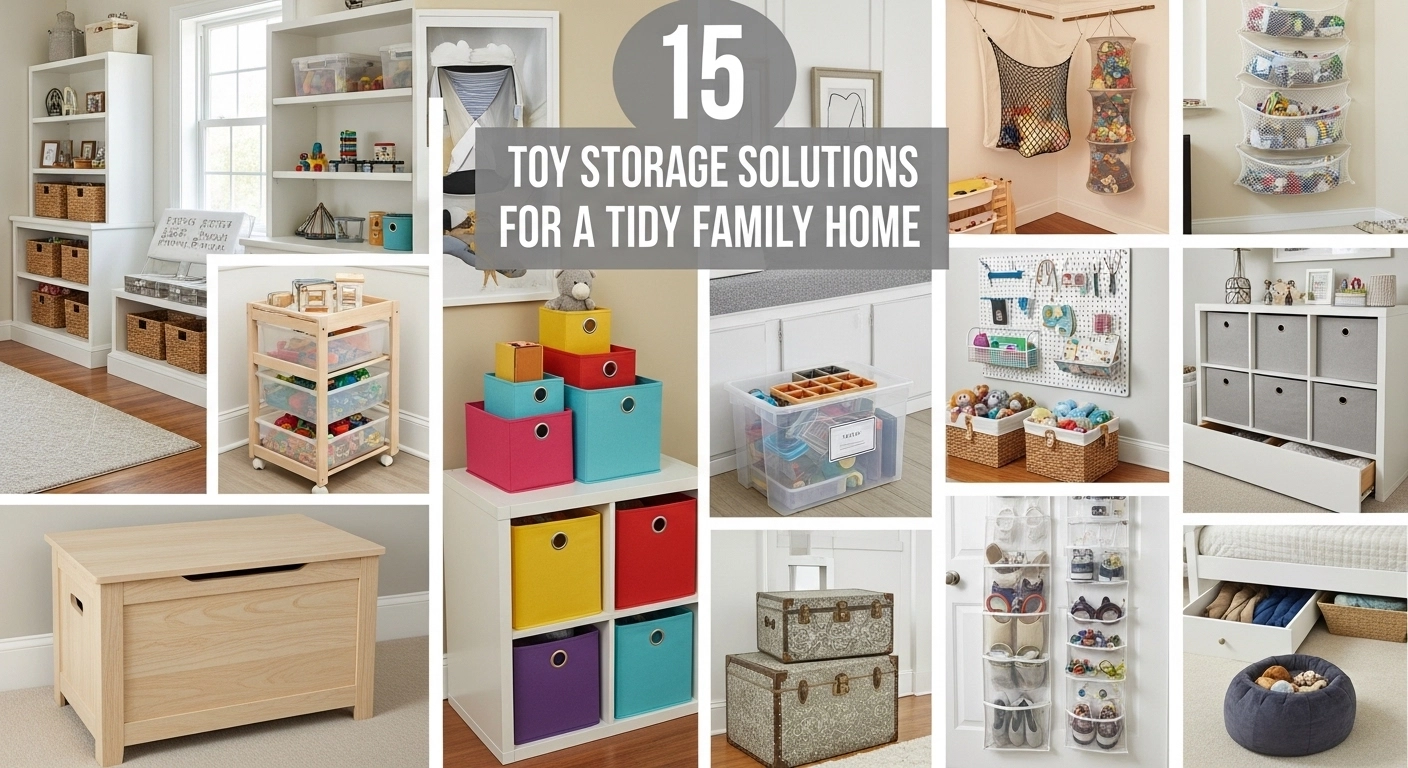 15 Toy Storage Solutions for a Tidy Family Home