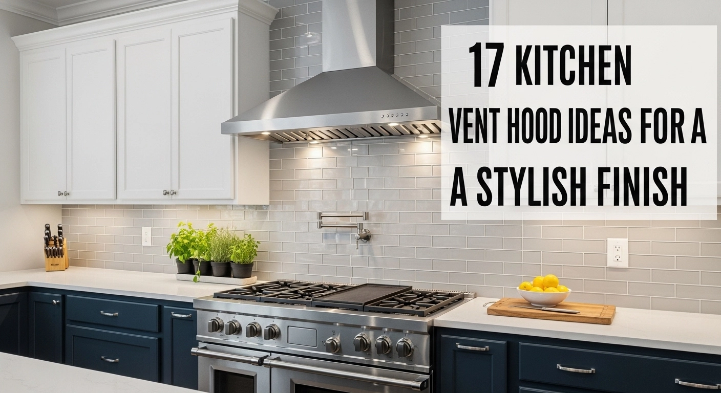 17 Kitchen Vent Hood Ideas for a Stylish Finish