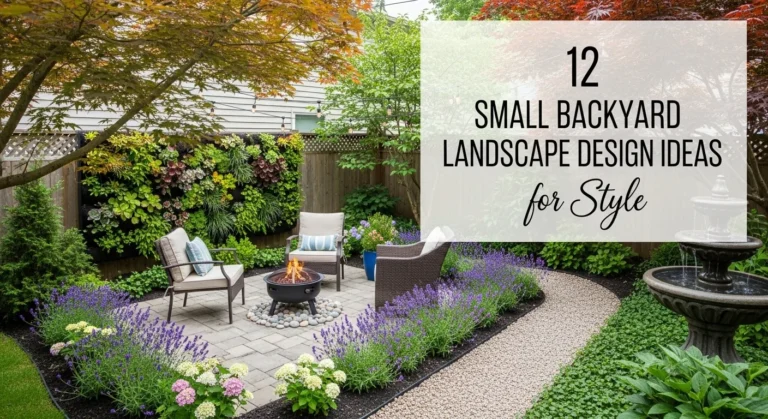 12 Small Backyard Landscape Design Ideas for Style