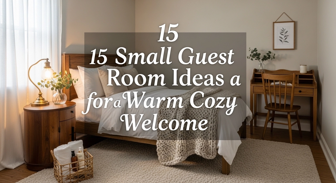 15 Small Guest Room Ideas for a Warm Cozy Welcome