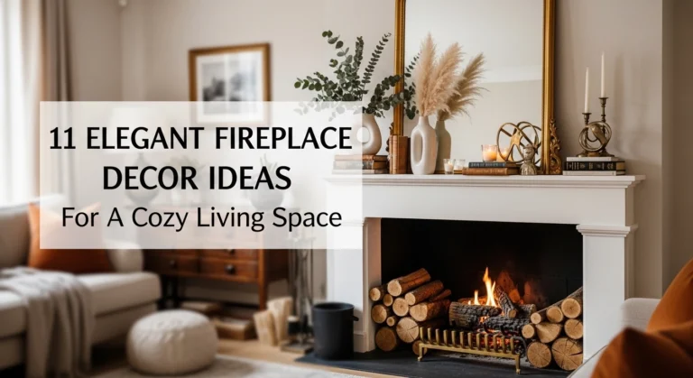 11 Elegant Fireplace Decor Ideas For A Cozy Living Space
