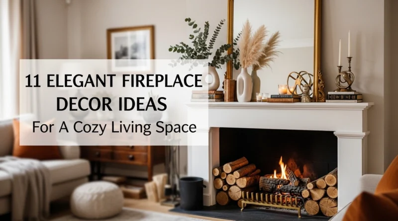 11 Elegant Fireplace Decor Ideas For A Cozy Living Space