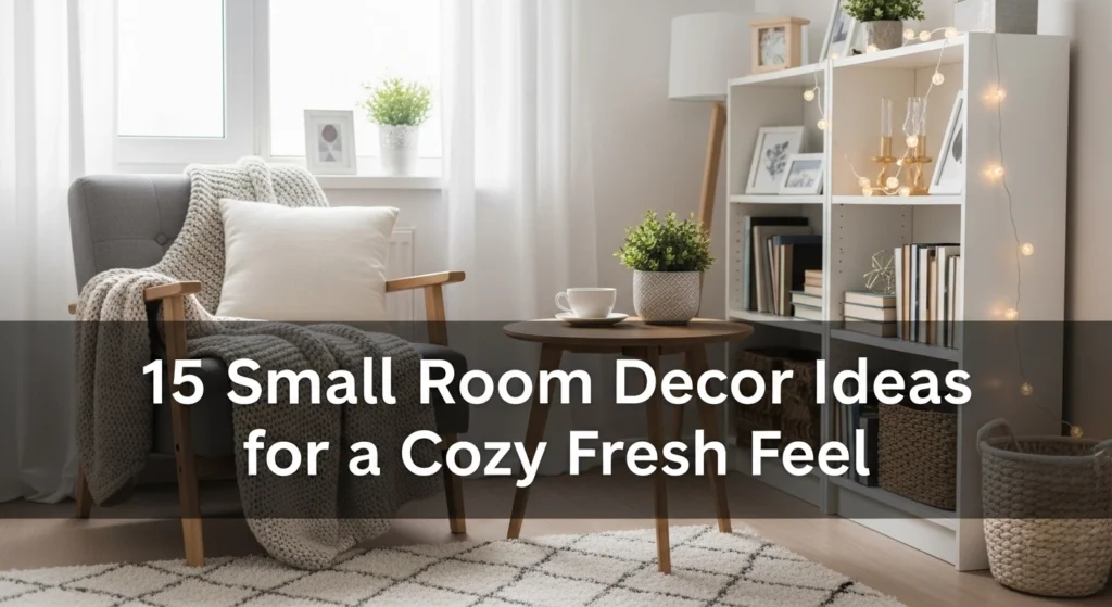 15 Small Room Decor Ideas for a Cozy Fresh Feel