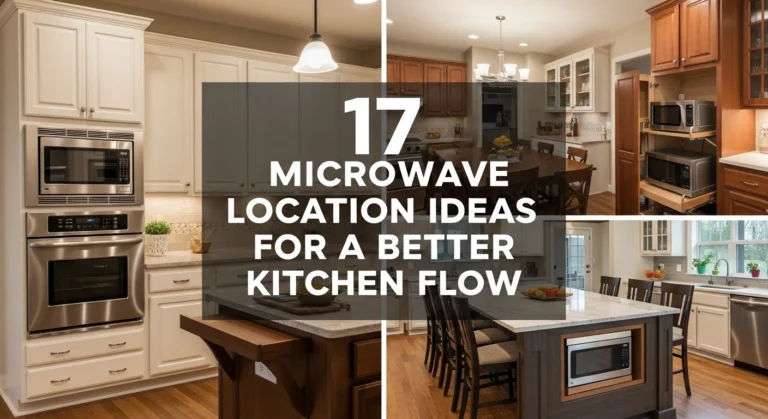 17 Microwave Location Ideas for a Better Kitchen Flow